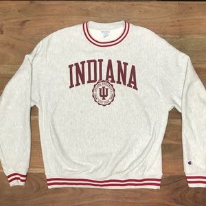 Vintage Indiana Champion Reverse Weave Sweater EUC